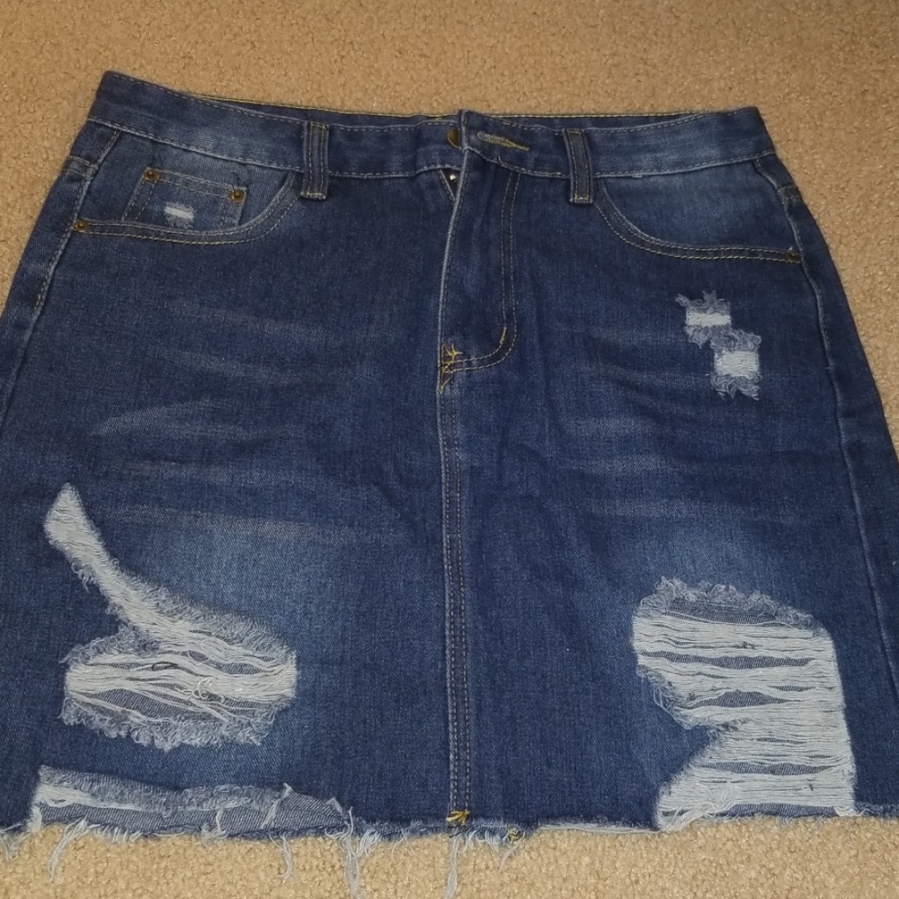 Denim skirt